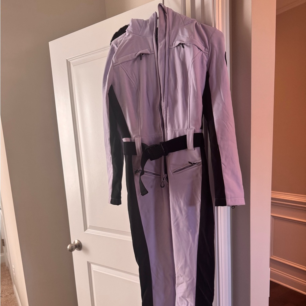 Women's Purple and Black Ski Jacket
